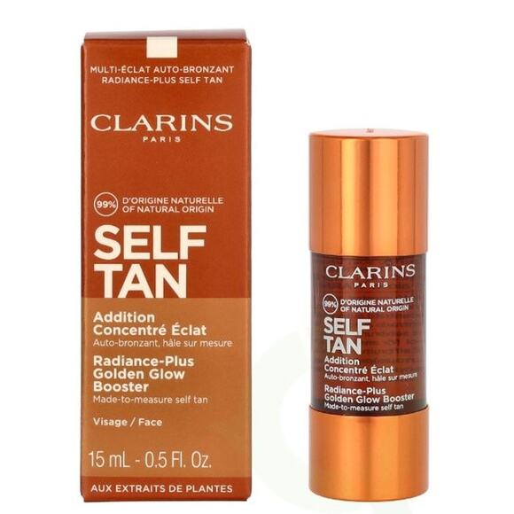 Clarins Paris Self Tan Radiance-Plus Golden Glow Booster 15 ml For Face - Picture 1 of 5